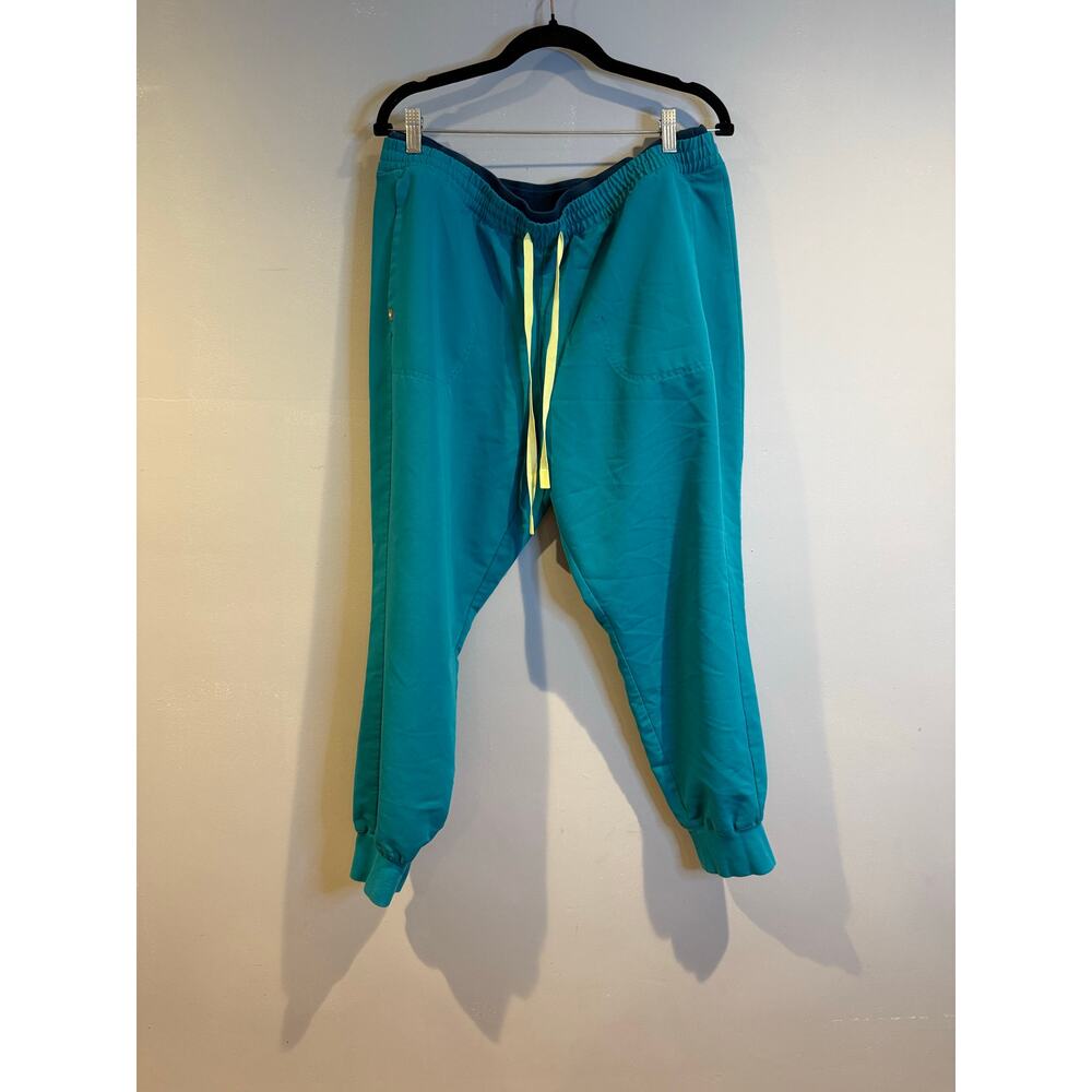 FIGS Technical Collection Scrub Joggers – Teal – Size XL/P